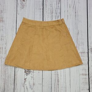 BCBGeneration Women's Size 4 Camel Tan Fit & Flare Chic Suede-Like Skirt